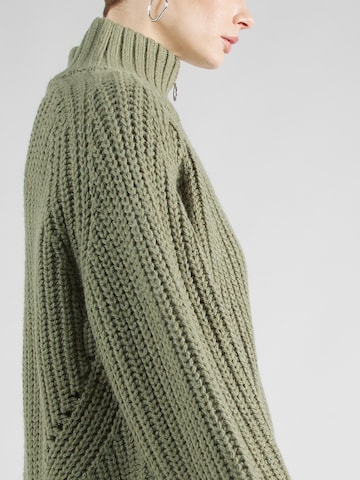 TOPSHOP Knit Cardigan in Green