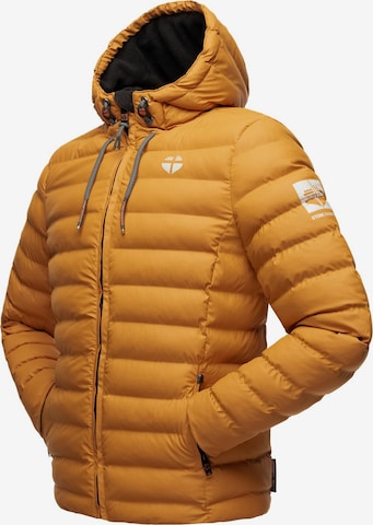 STONE HARBOUR Winter jacket 'Zaharoo' in Yellow