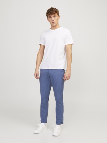 JACK & JONES Slimfit Hose 'MARCO FURY' in Blau