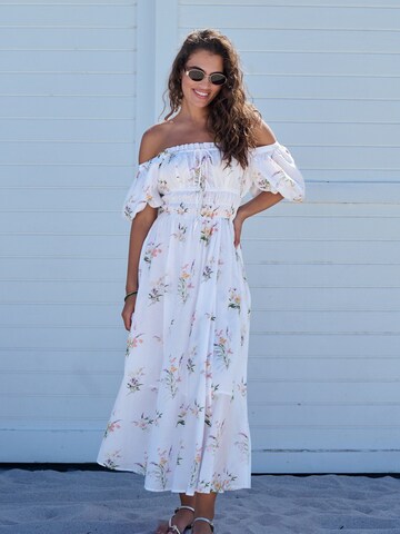 Robe Next en blanc : devant