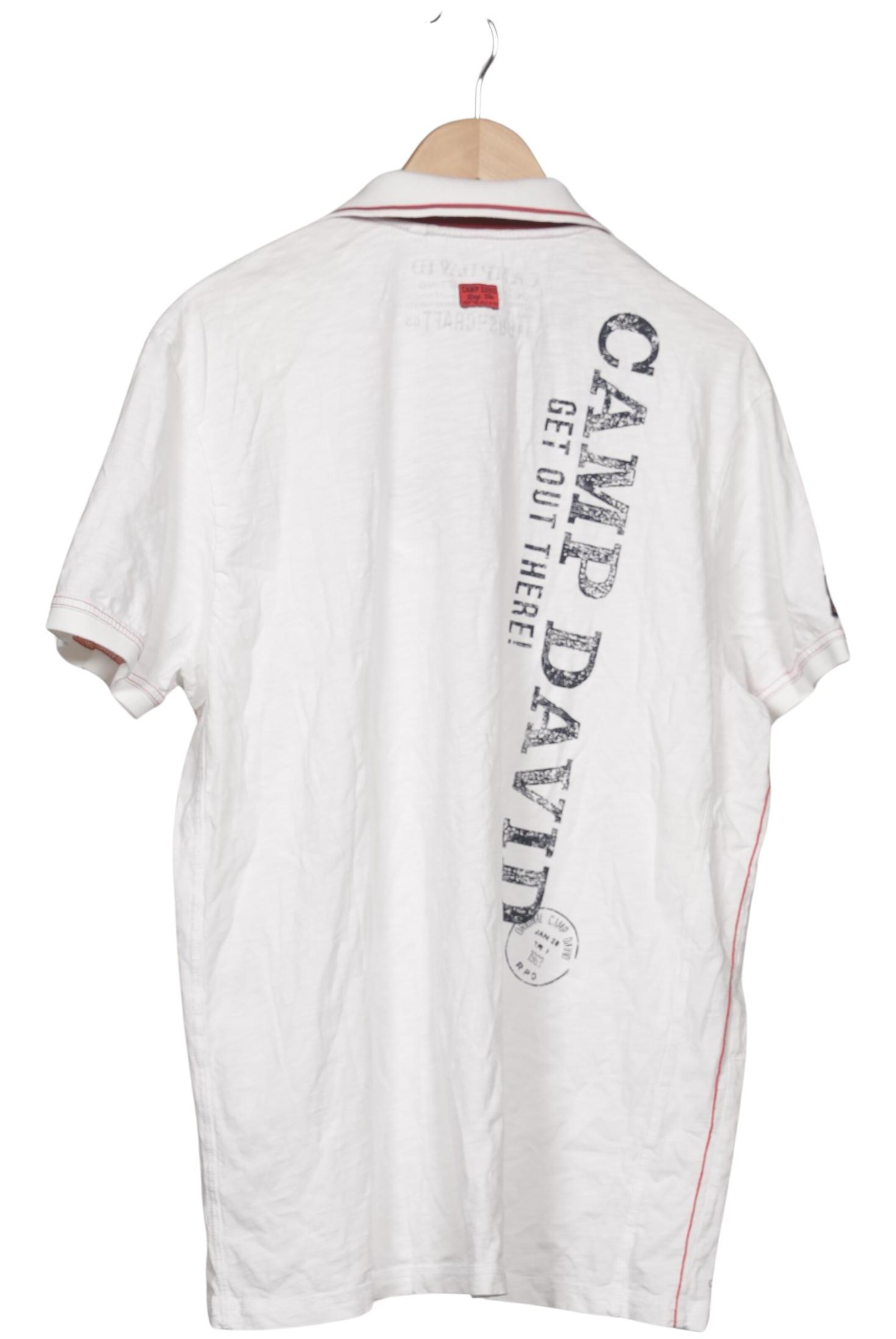 CAMP DAVID Shirt in XXXL in White