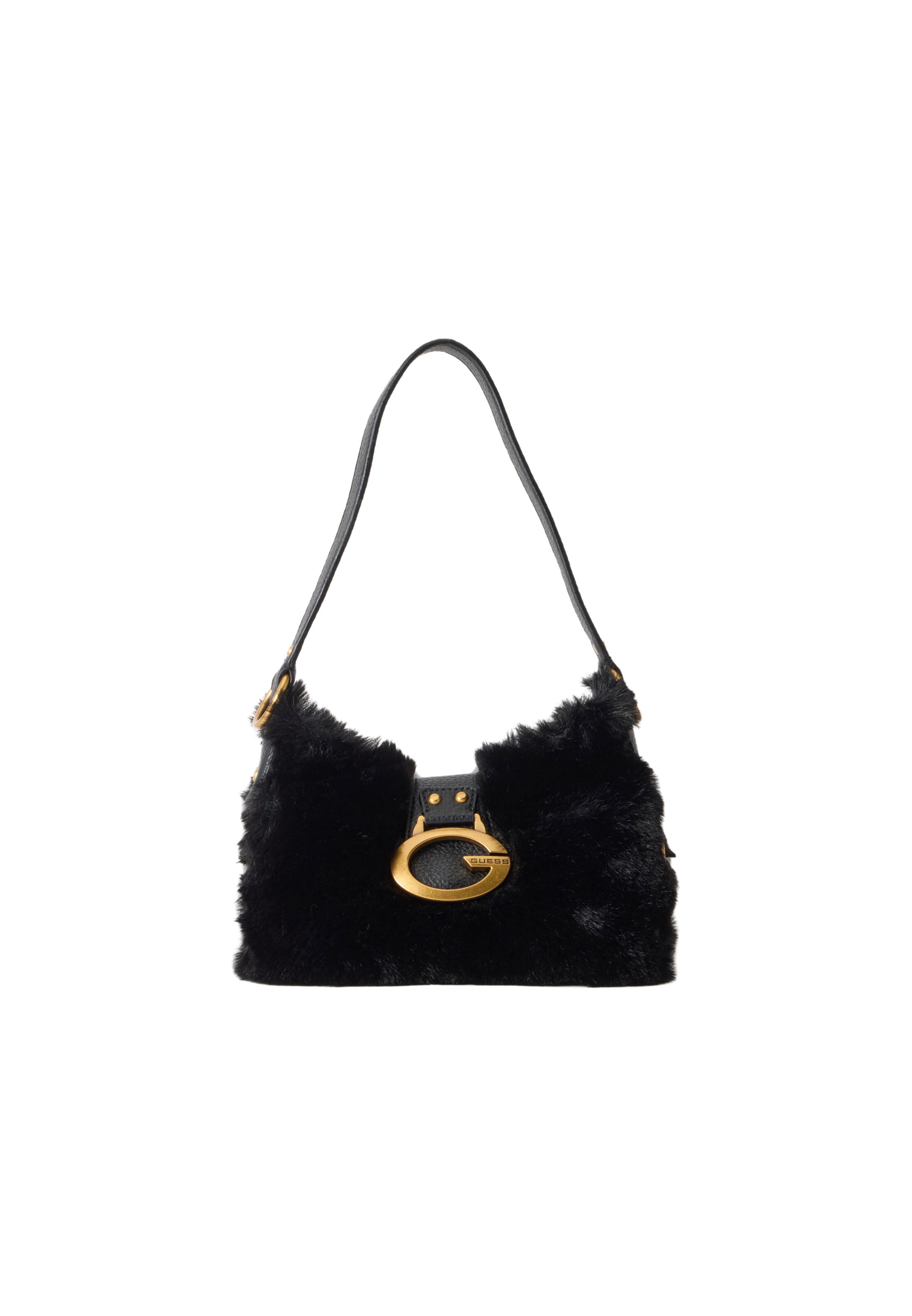GUESS Schultertasche 'Camden' in Schwarz: Vorderseite