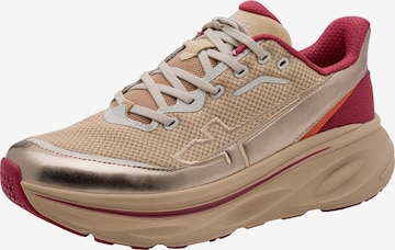 Baskets basses Tamaris en beige : devant