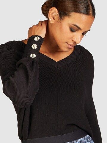 MARC AUREL Sweater in Black