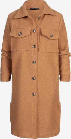 Manteau mi-saison Cloud5ive en marron : devant