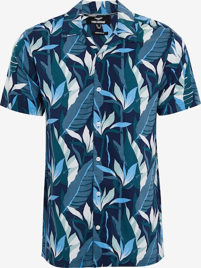 Threadbare Overhemd in de kleur Blauw / Lichtblauw / Petrol / Wit, Productweergave