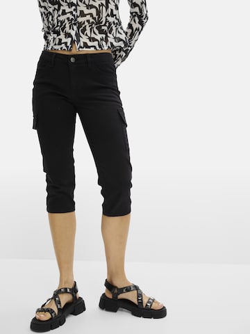 bonprix Slimfit Hose in Schwarz: Vorderseite