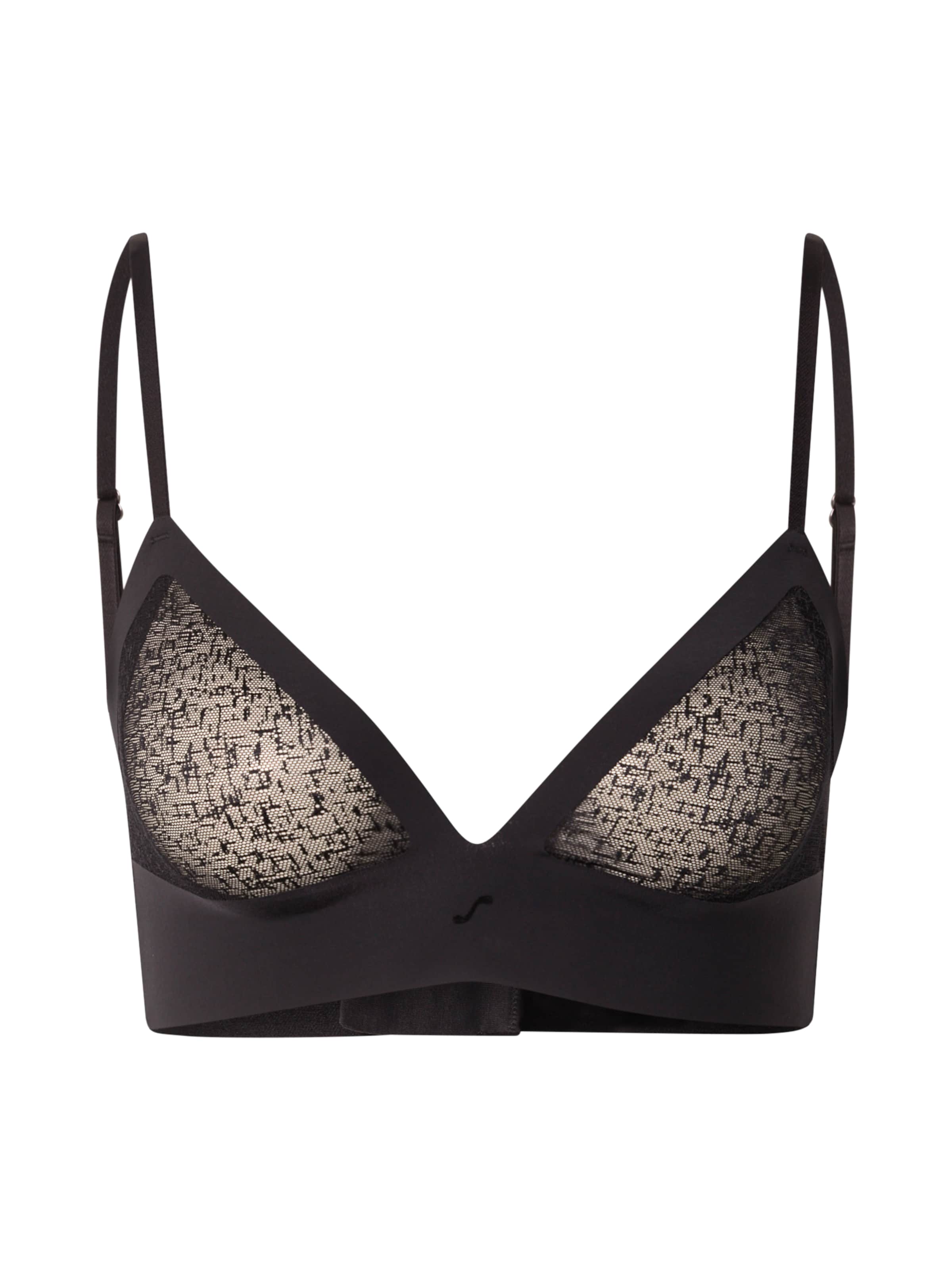 Soutien-gorge 'S by Superb' SLOGGI en noir : devant