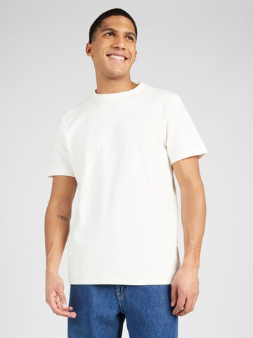 T-Shirt 'JOSEPH' SELECTED en beige : devant