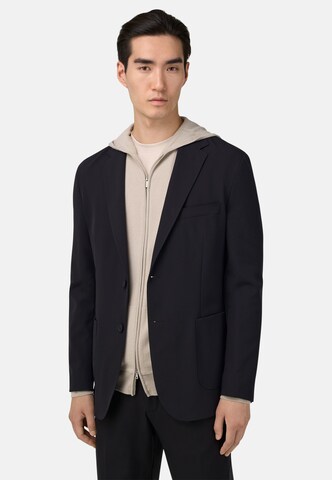 Coupe regular Veste de costume Boggi Milano en noir : devant