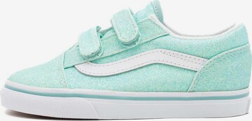 Baskets 'Old Skool V' VANS en vert : devant