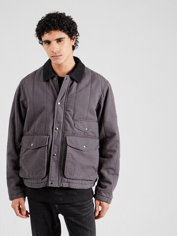 JACK & JONES Kurtka przejściowa 'BLUCOMO' w kolorze szary: przód