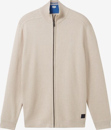 TOM TAILOR Cardigan i beige: forside