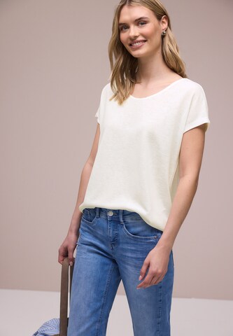 STREET ONE Shirt in White: front