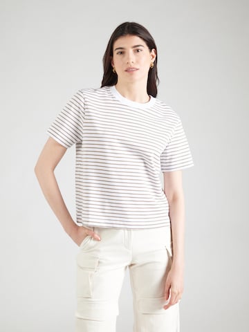 T-shirt SELECTED FEMME en gris : devant