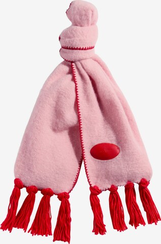 Foulards oversize love & roses en rose : devant