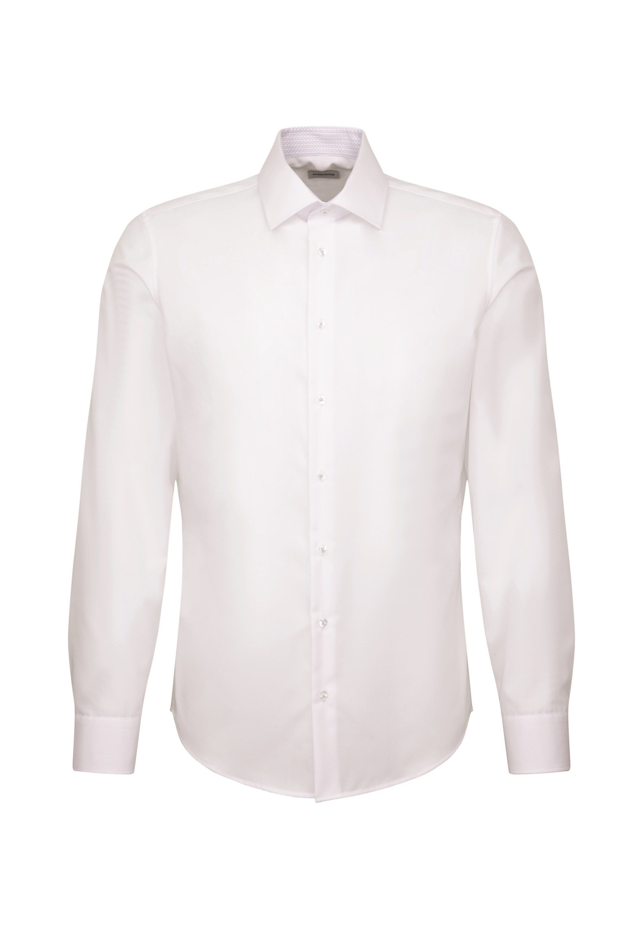 Coupe slim Chemise business SEIDENSTICKER en blanc : devant