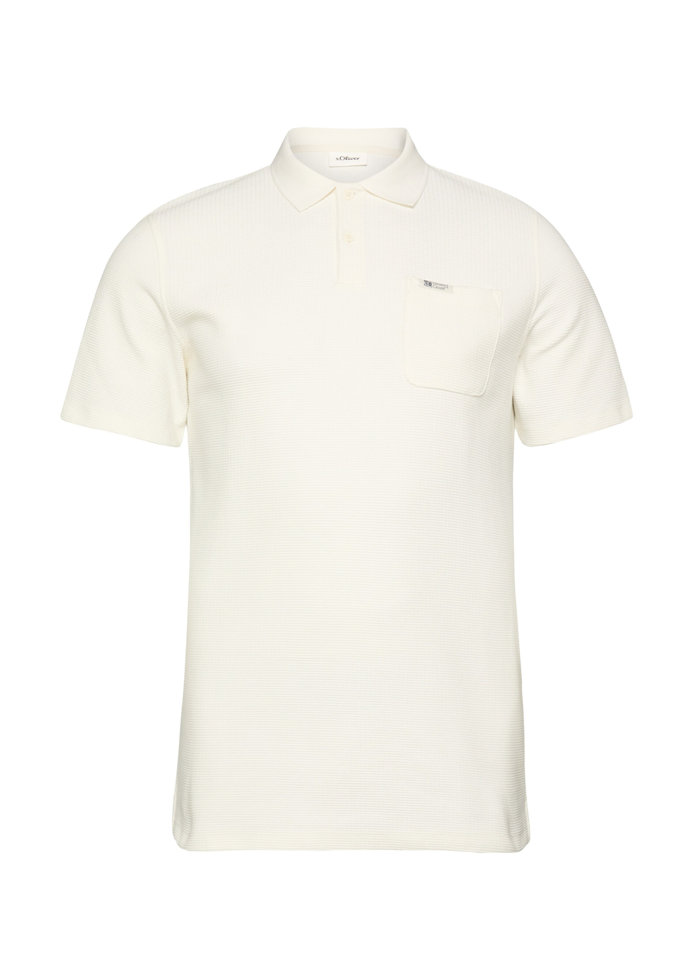 s.Oliver Polo-Shirt in creme, Produktansicht