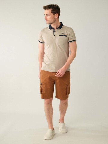 T-Shirt 'Drexler' Deeluxe en beige
