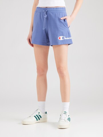 Champion Authentic Athletic Apparel Обычный Штаны в Синий: спереди