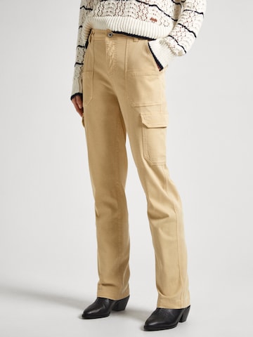 Pepe Jeans Regular Pants 'Tiara' in Beige: front
