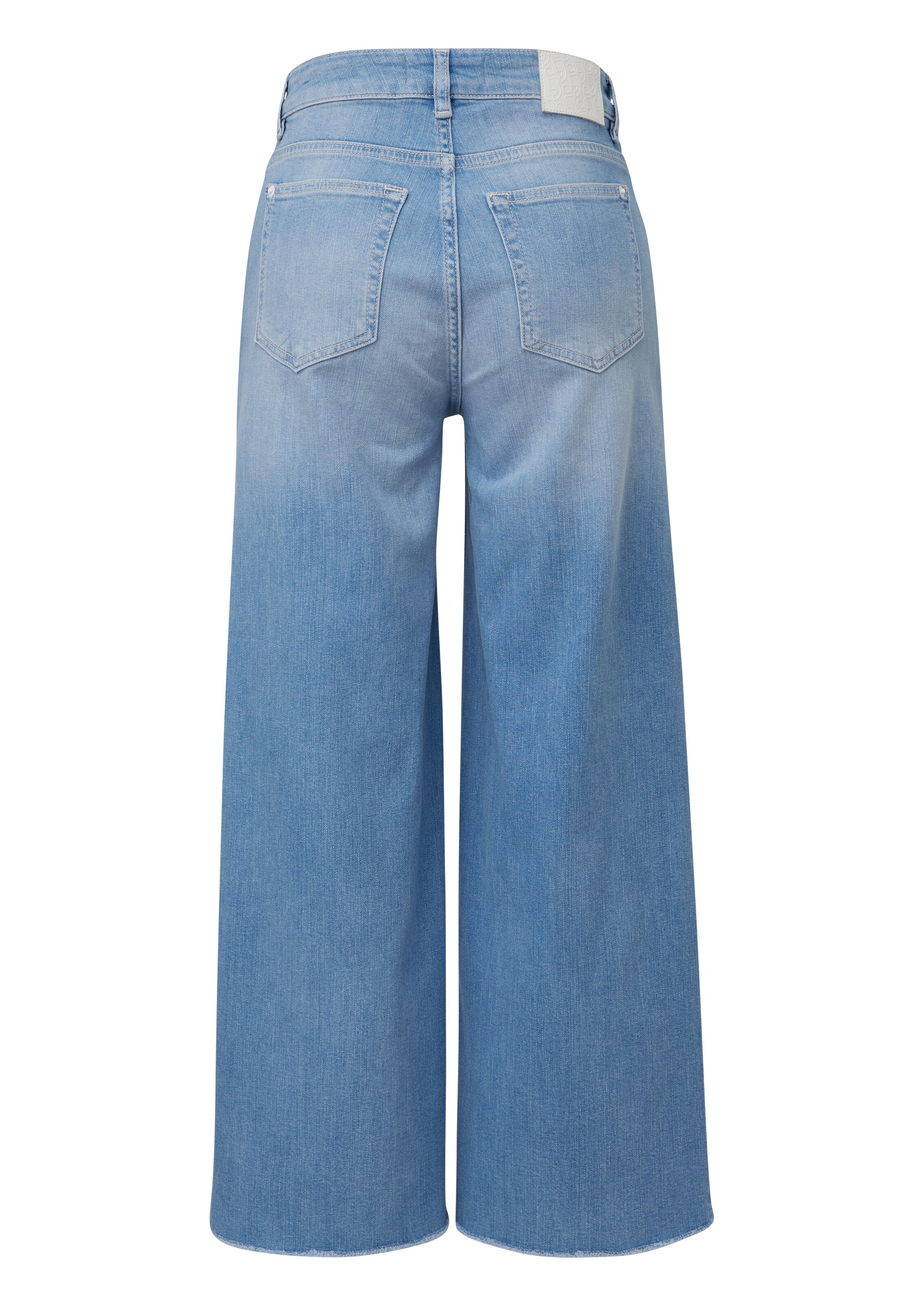 comma casual identity Široký strih Džínsy - Modrá: predná strana