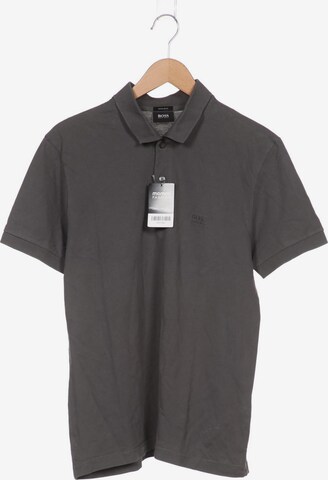 BOSS Black Poloshirt XL in Grau: predná strana