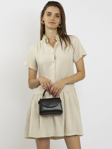 FRESHLIONS Shirt Dress in Beige: front