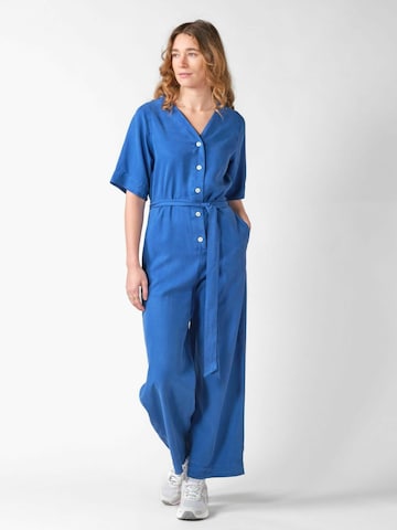 Klitmøller - Macacões ' Marna ' em azul: frente