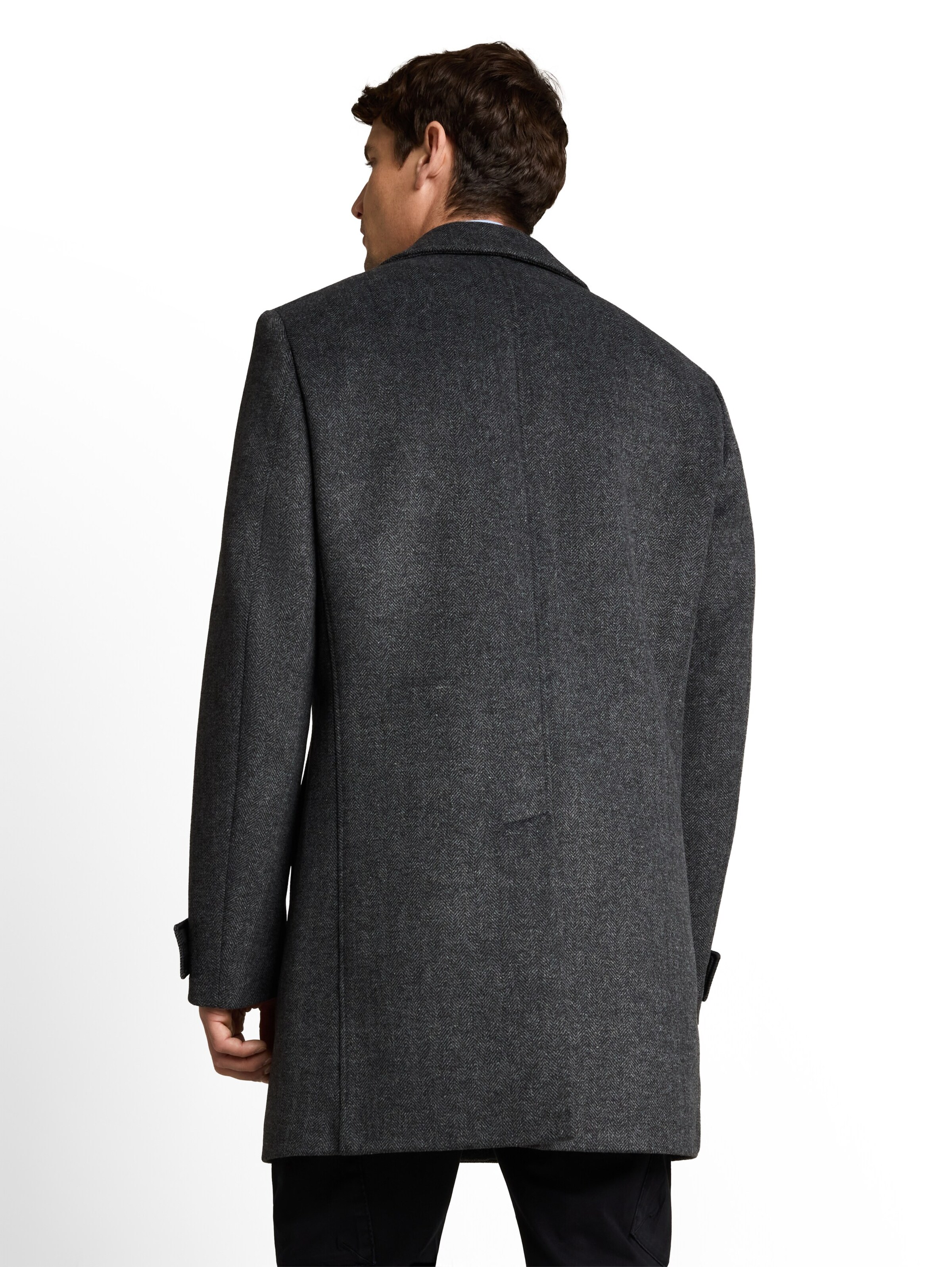 TOM TAILOR Between-Seasons Coat in Black