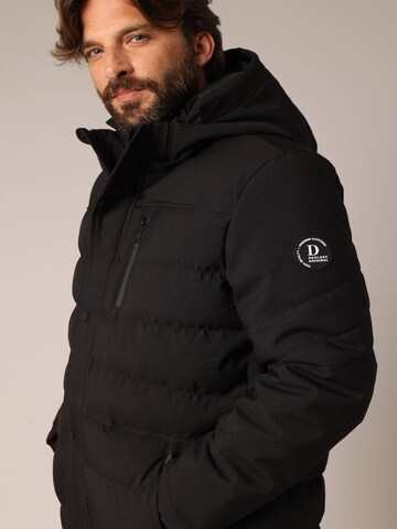 Veste d’hiver 'Chirolong' Deeluxe en noir