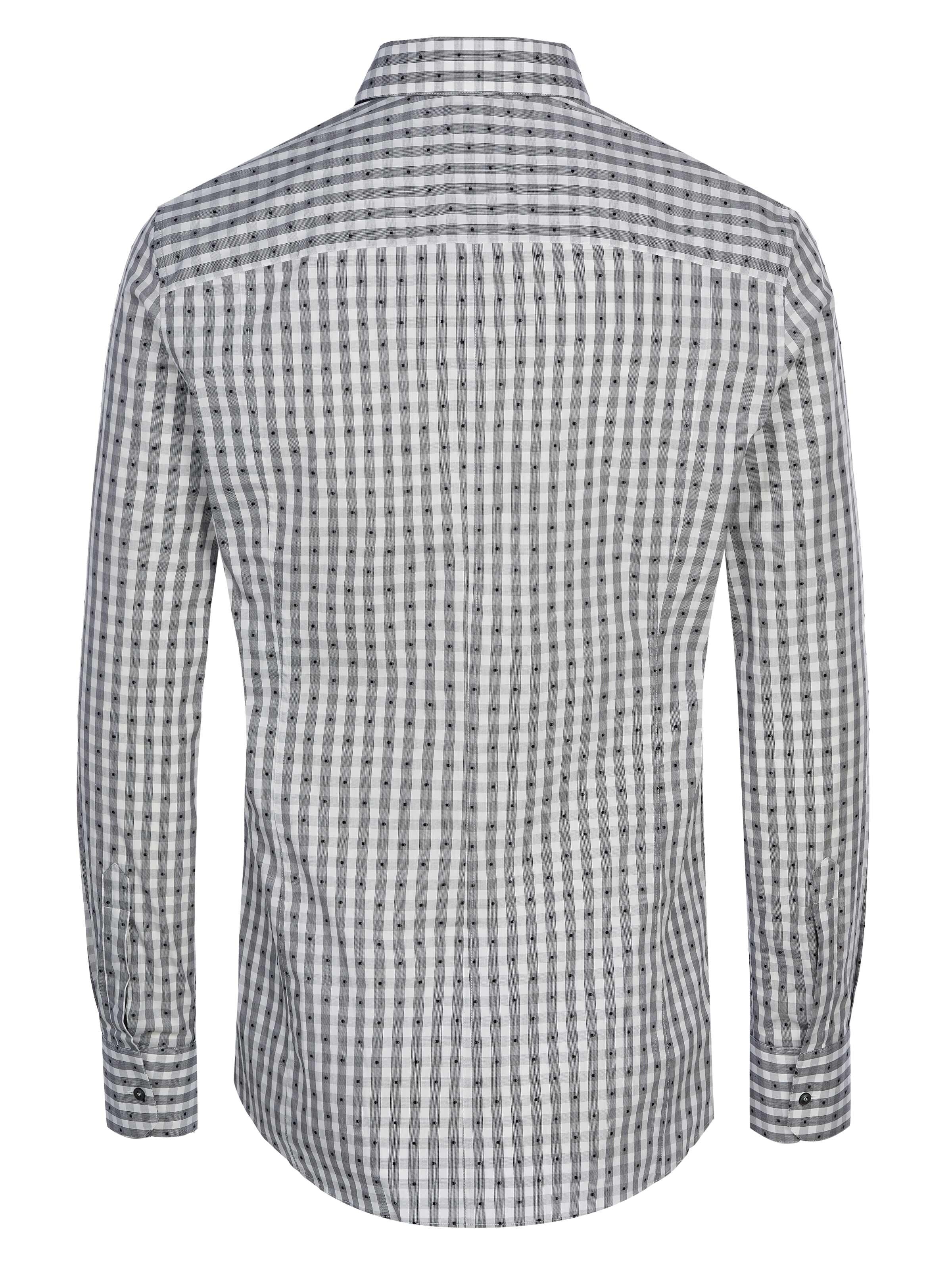DOLCE & GABBANA Shirt 'Dolce & Gabbana SICILIA Hemd weiß-schwarz' in Wit