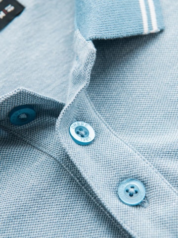 T-Shirt 'OM-POLS-0129' Ombre en bleu