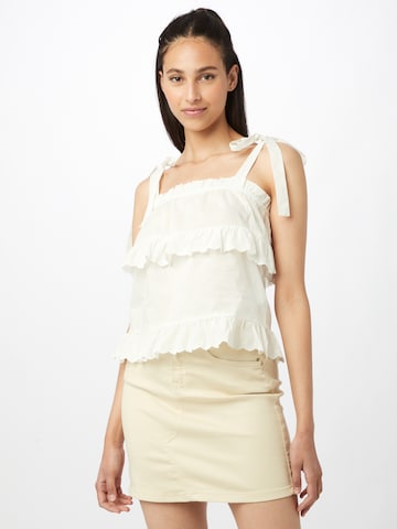 VILA Top 'GABRIELLA' in White: front