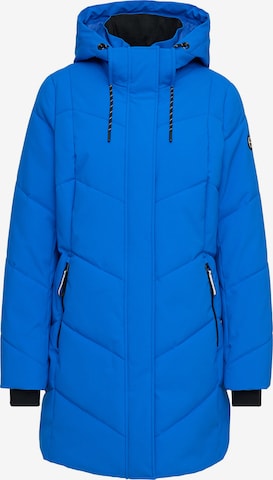 MANISA Winter Coat 'Regenjacke' in Blue: front