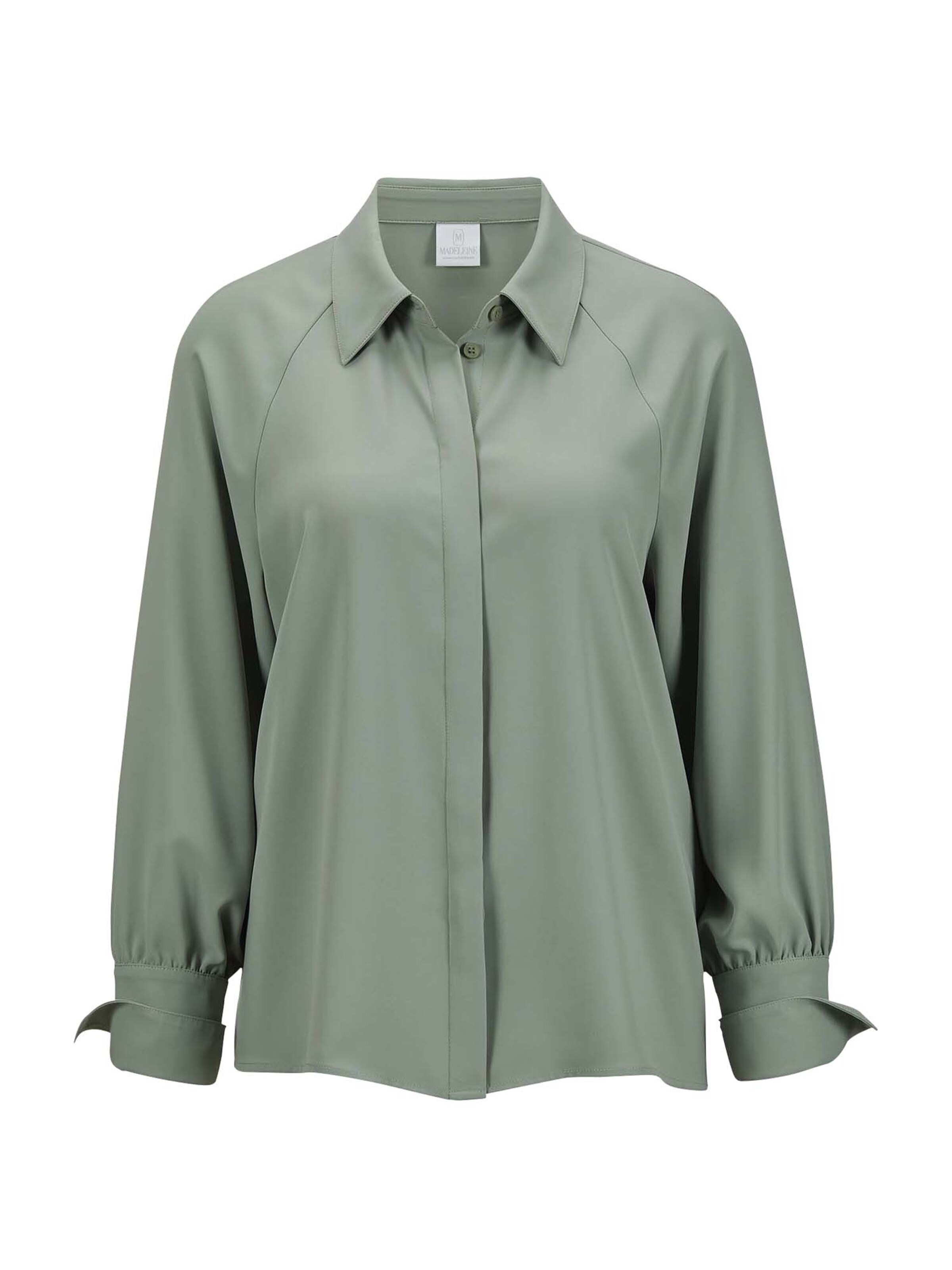 MADELEINE Bluse in Grün: Vorderseite