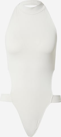 RÆRE by Lorena Rae Shirt Bodysuit 'Cara' in White: front