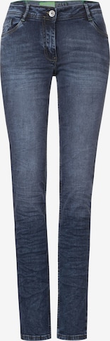 CECIL Slimfit Jeans 'Scarlett' in Blauw: voorkant