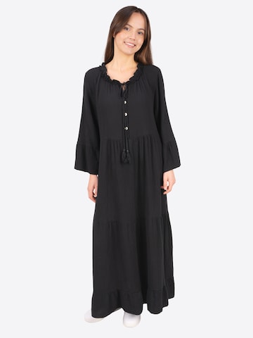 Seasons of April Dress 'AMARA MUSSELIN ' in Black