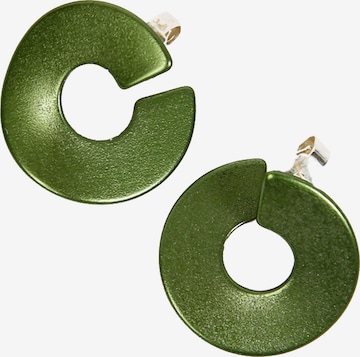 Boucles d'oreilles DeMarie en vert : devant