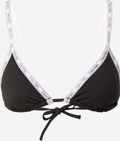 Calvin Klein Swimwear Bikinový top - čierna / biela, Produkt