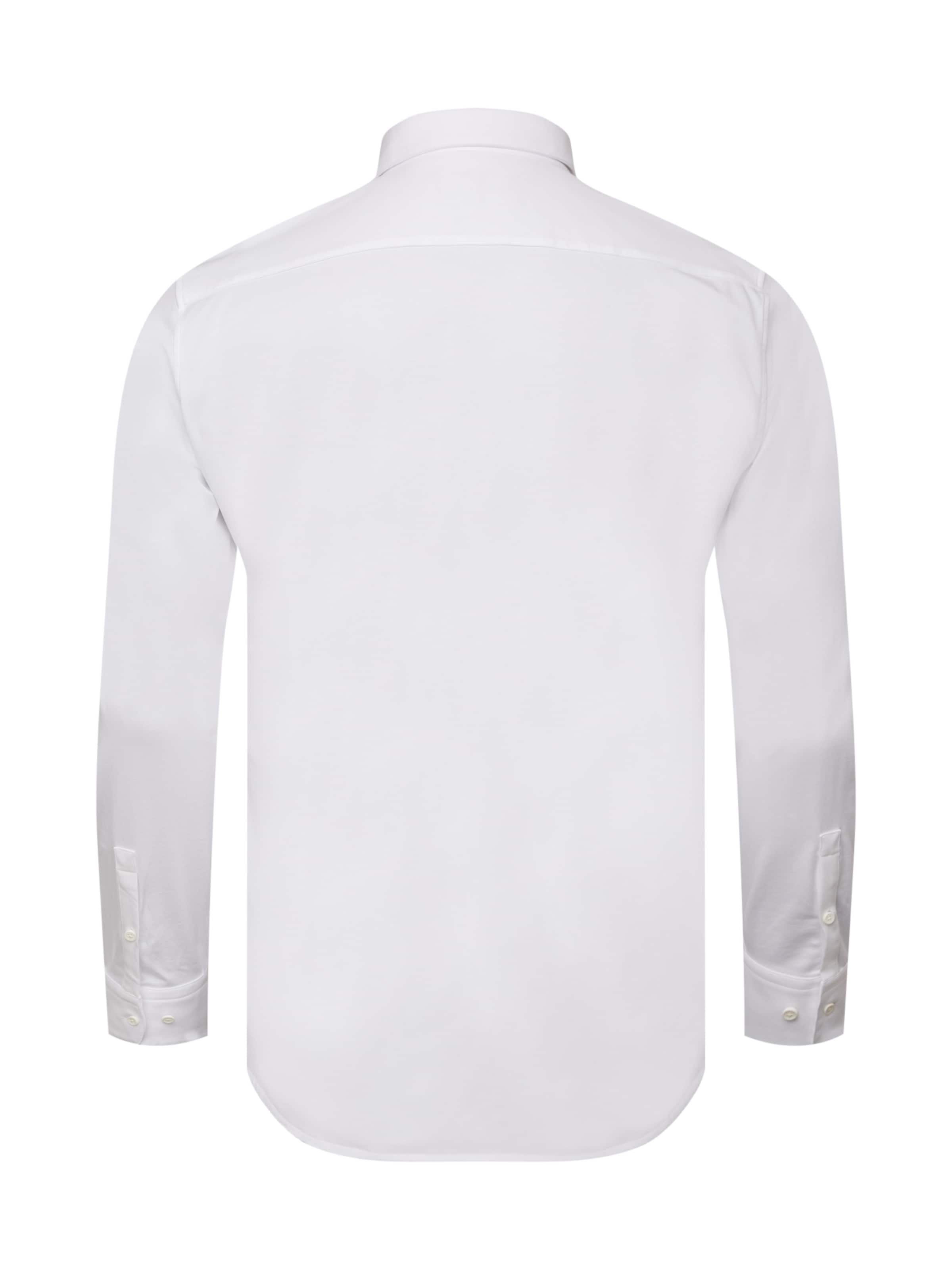 BOSS Slim fit Business Shirt 'Hank' in White