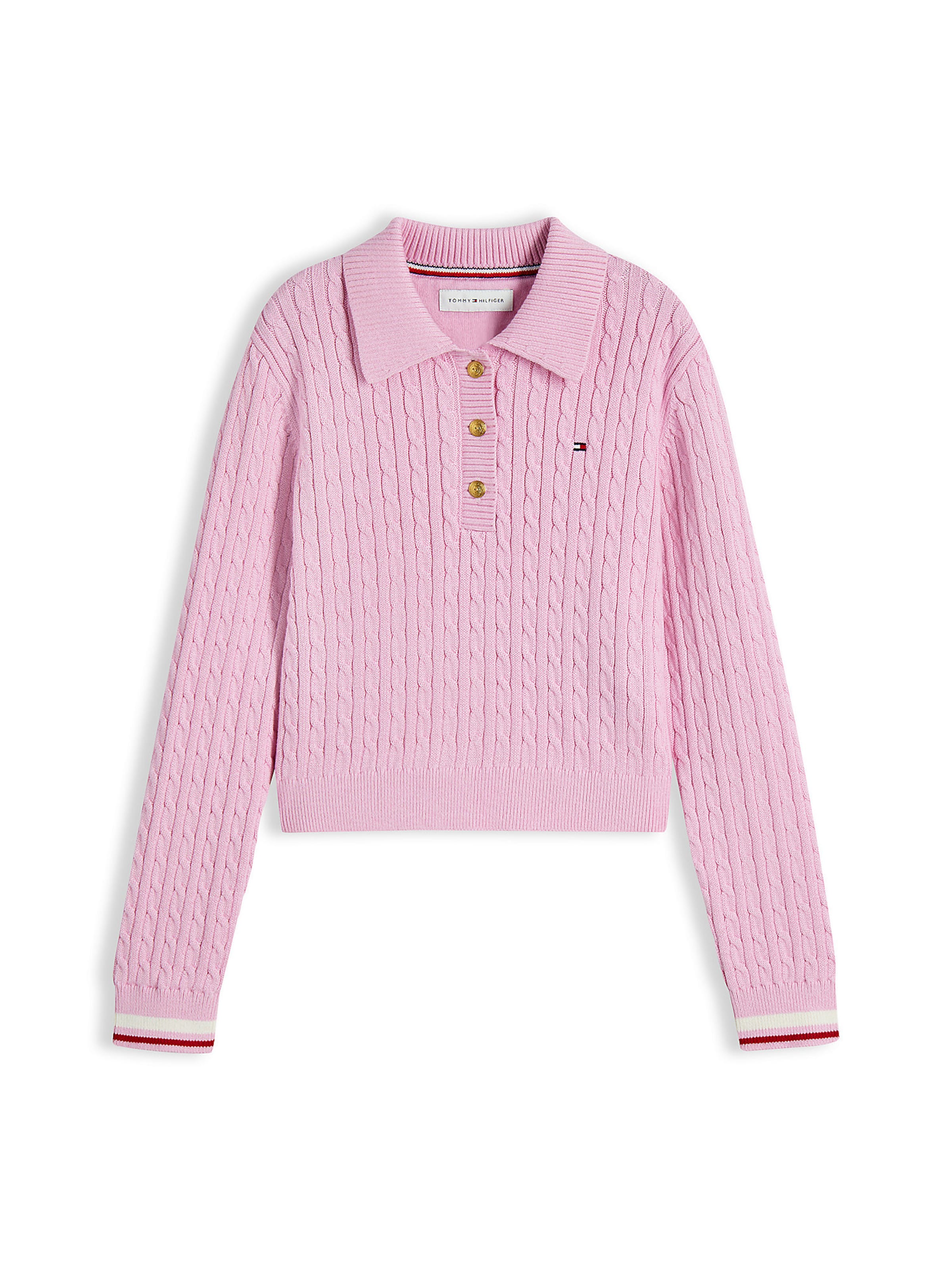 TOMMY HILFIGER Pullover in Pink: Vorderseite