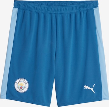 PUMA Workout Pants 'Manchester City' in Blue: front
