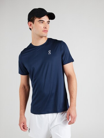 On - Camiseta funcional en azul: frente