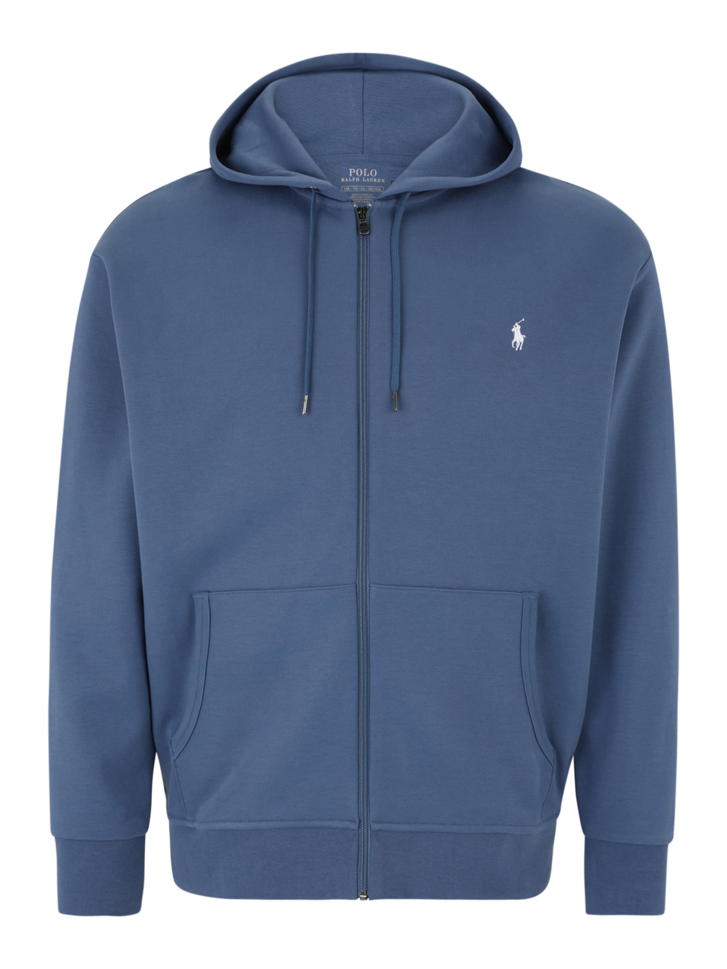 Polo Ralph Lauren Big & Tall Ζακέτα φούτερ σε μπλε: μπροστά