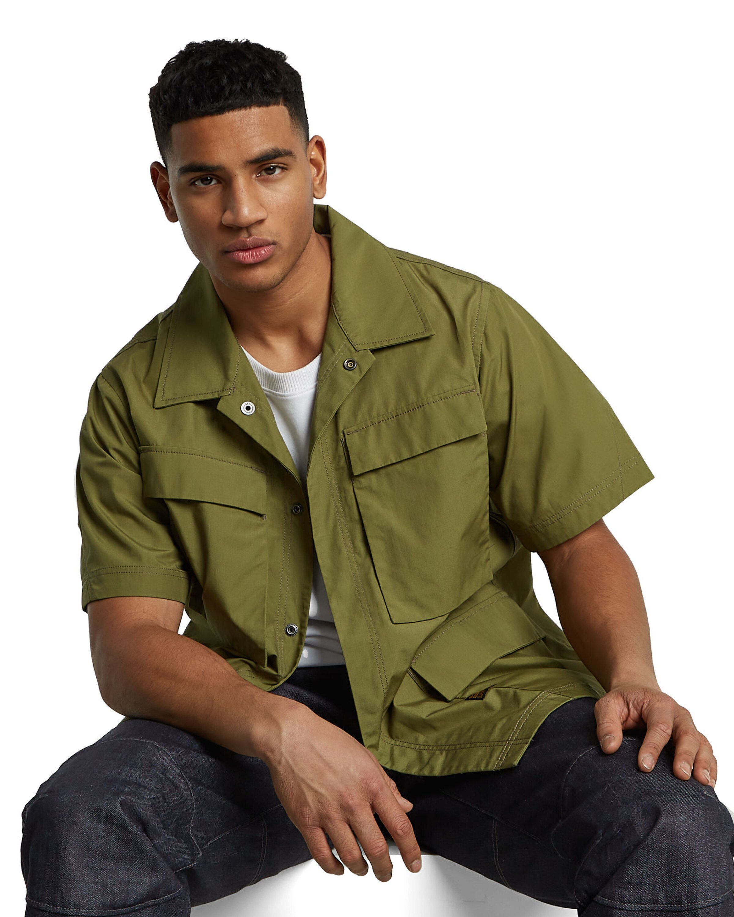 G-STAR Comfort fit Overhemd in Groen