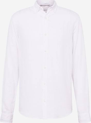 JACK & JONES Regular Fit Skjorte 'MAZE' i hvid: forside