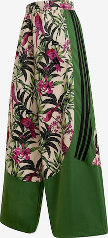 ADIDAS SPORTSWEAR Baggy Sportnadrágok 'FARM PRM' - zöld: elől