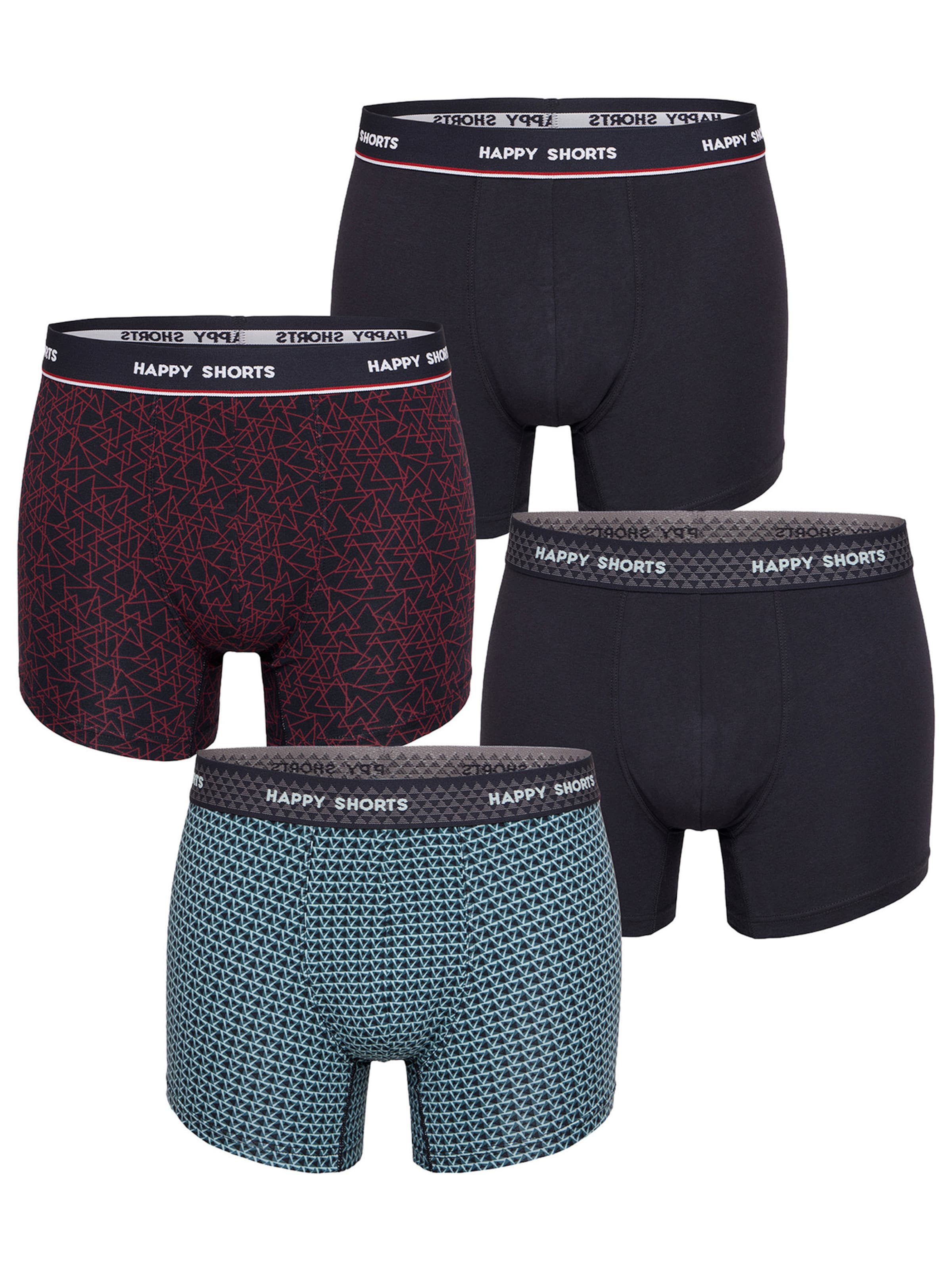Happy Shorts - Boxers ' Dark Print Sets ' em azul: frente